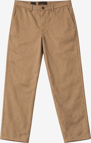 Clean Cut Copenhagen Regular Chinohose 'Marseille' in Braun: Vorderseite