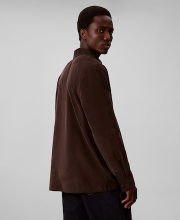 Coupe regular Chemise Calvin Klein en marron