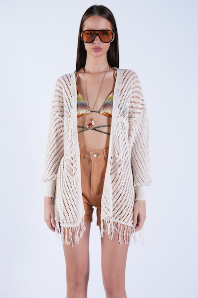 Trend Alaçatı Stili Cardigan i XS-XL i beige, Produktvisning