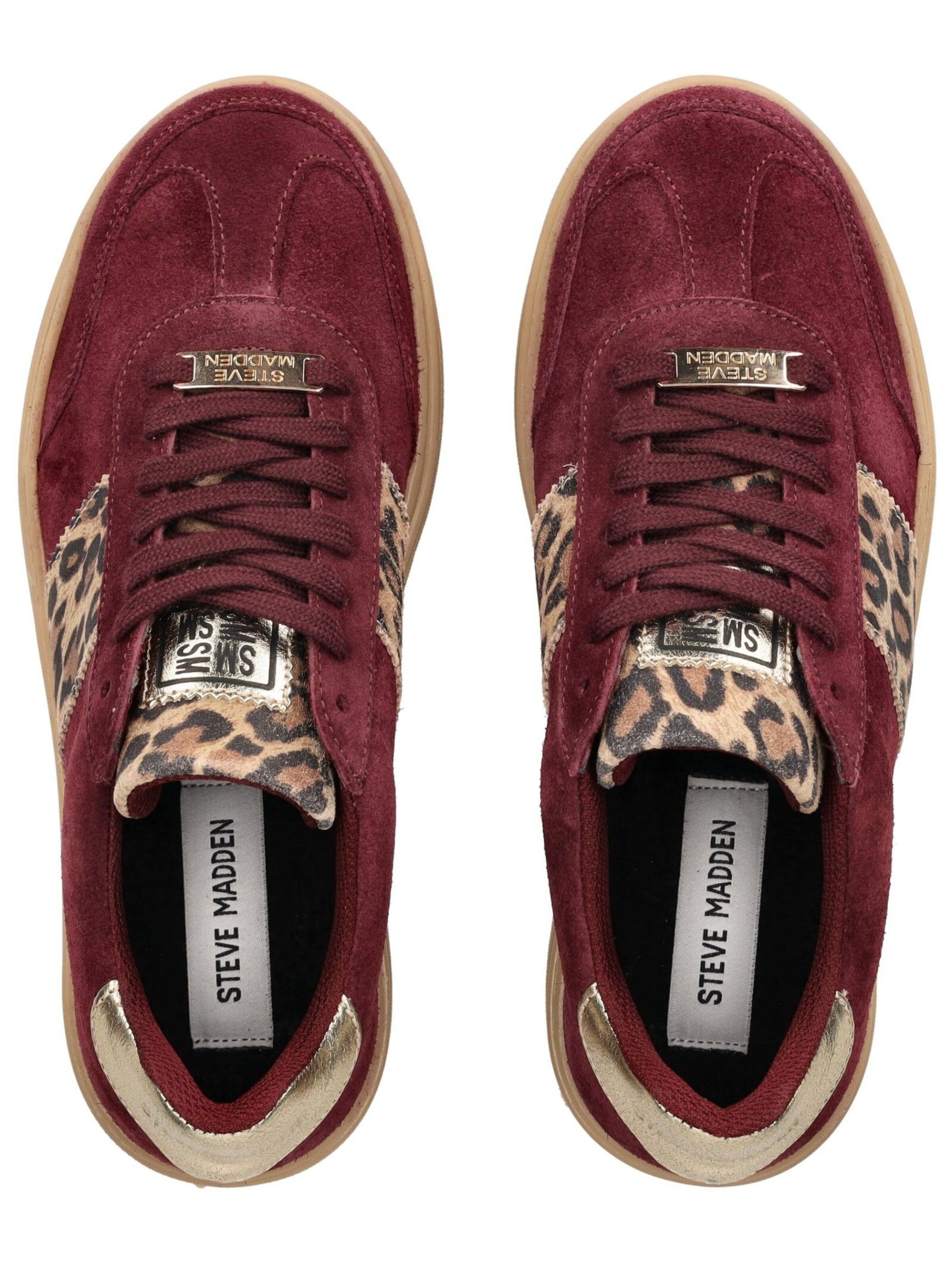 Baskets basses STEVE MADDEN en rouge