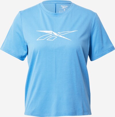 Reebok Sport Functioneel shirt 'Supremium' in de kleur Lichtblauw / Wit, Productweergave