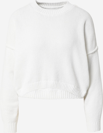 HOLLISTER Sweater in White: front