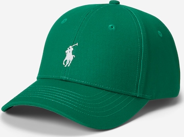 Șapcă de la Polo Ralph Lauren pe verde: față