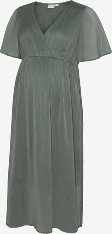 MAMALICIOUS Dress in Green: front