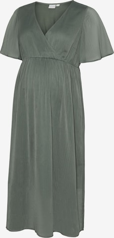 Robe MAMALICIOUS en vert : devant