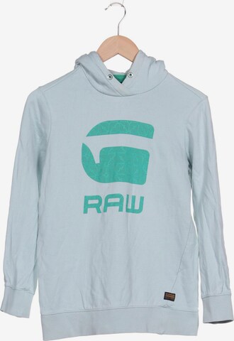 G-Star RAW Sweatshirt & Zip-Up Hoodie in XS in Blue: front