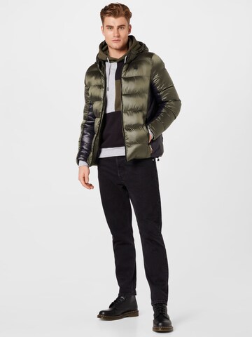 BLEND Winter jacket in Green