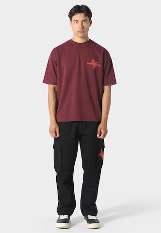 Maglietta 'La Pegaus Chevron' di Pas De Monaco in rosso