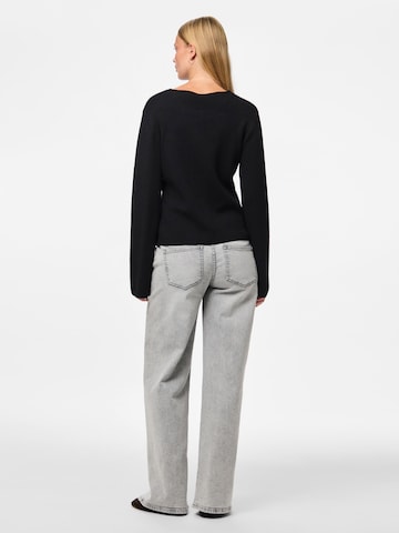 PIECES Knit Cardigan 'PCFARIE' in Black