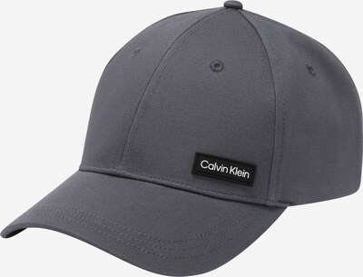 Calvin Klein Cap in dunkelgrau / schwarz / weiß, Produktansicht