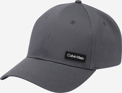 Calvin Klein Casquette en gris foncé / noir / blanc, Vue avec produit