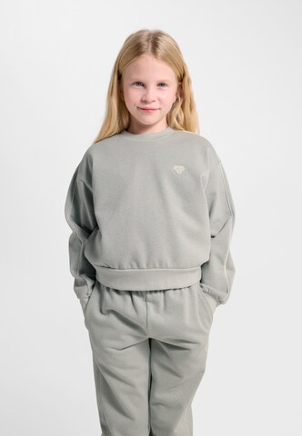 Sweat-shirt Hummel en gris : devant