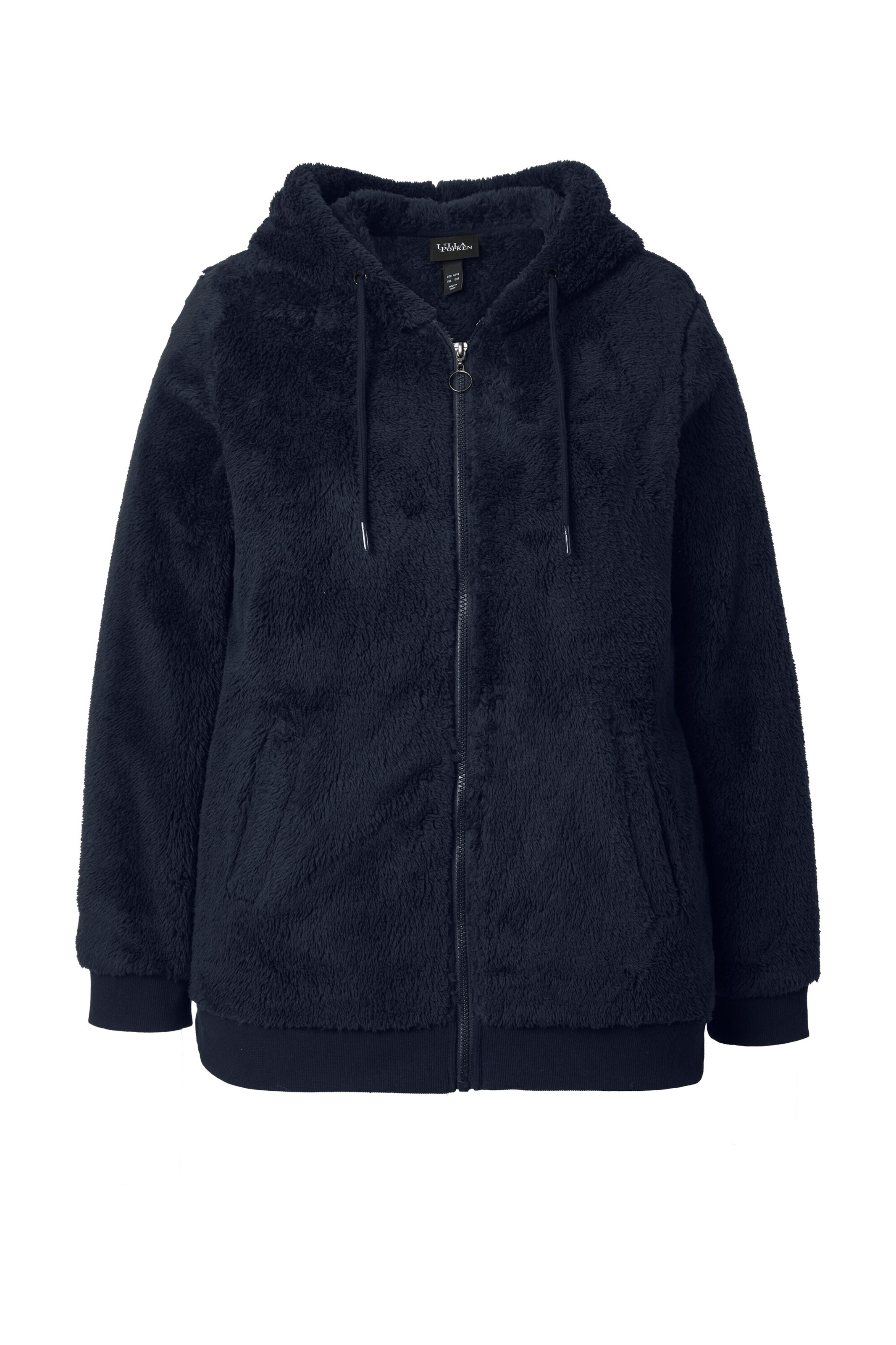 Ulla Popken Sweat jacket in Blue: front