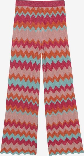 Scalpers Broek 'Ziggy' in de kleur Nude / Mintgroen / Mauve / Oranje, Productweergave