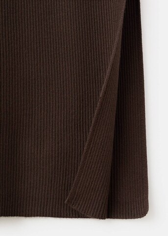 MANGO TEEN Knitted dress in Brown