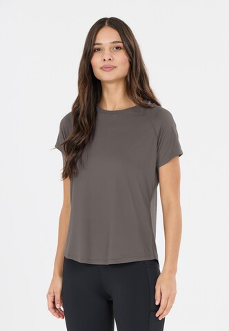 Athlecia Функциональная футболка 'Gaina V2' в Коричневый: спереди