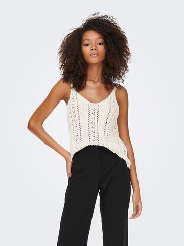 Tops en tricot 'Lyzet' ONLY en blanc : devant