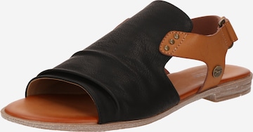 MUSTANG Sandal i svart: framsida