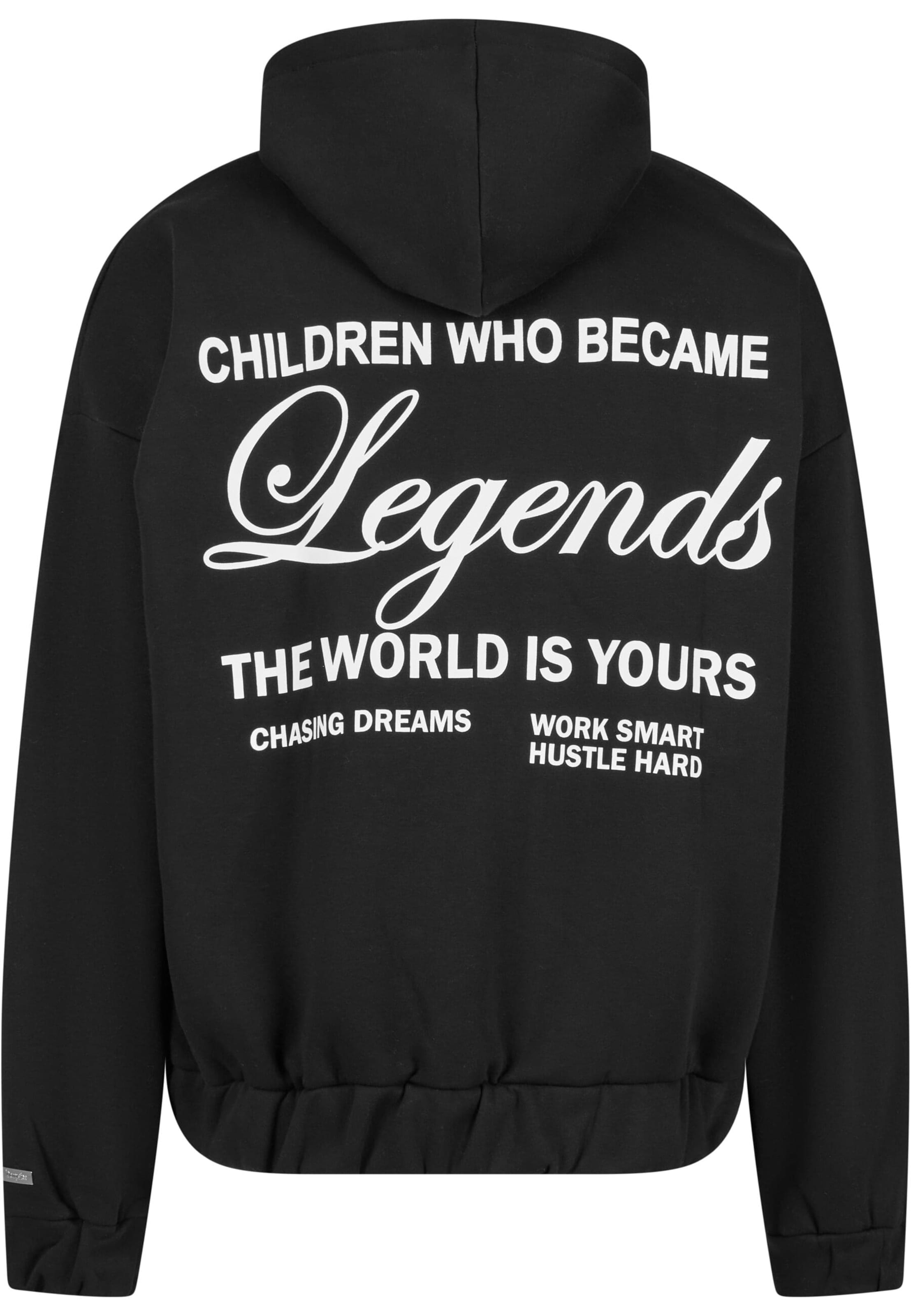 Dropsize Sweat jacket in Black