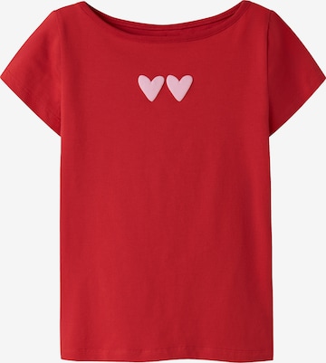 NAME IT Shirt 'NKFLimo' in Red: front