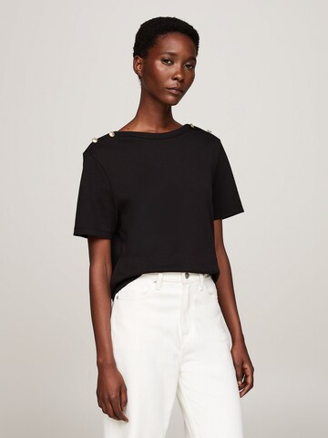 Maglietta di TOMMY HILFIGER in nero: frontale