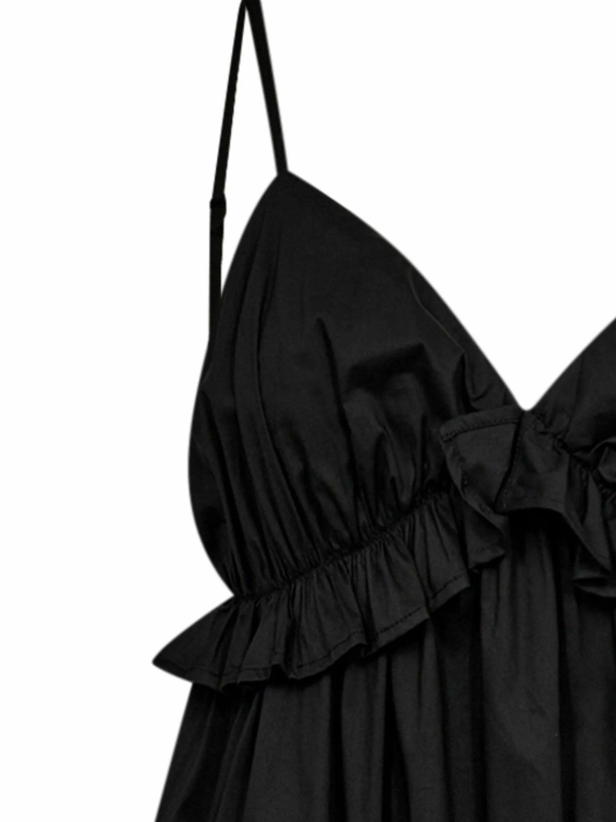 Robe 'Atlas' co'couture en noir