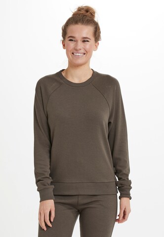 Athlecia Athletic Sweater in Brown: front