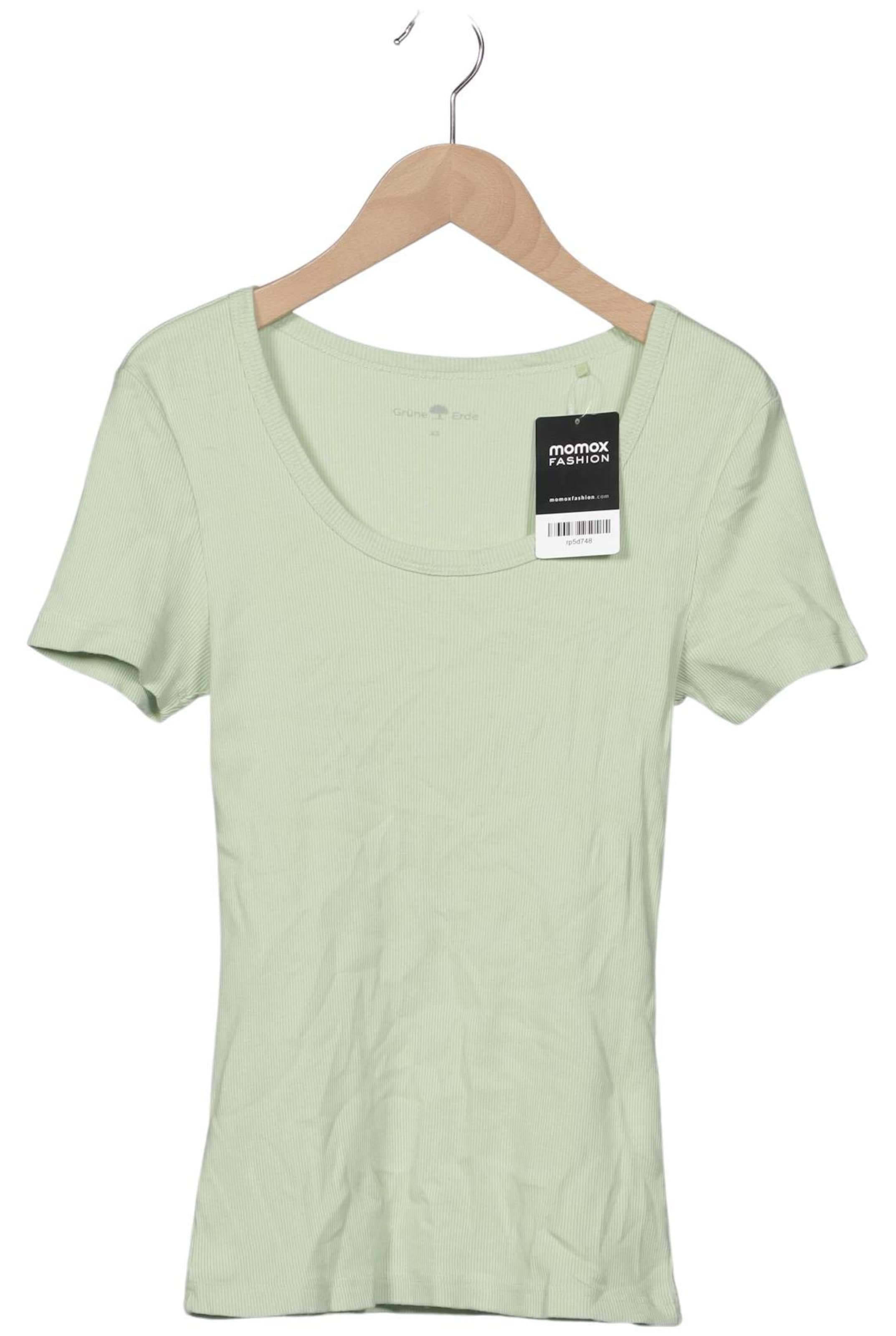 Grüne Erde T-Shirt XS in Grün: Vorderseite