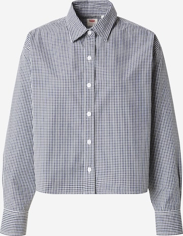 LEVI'S ® Halenka 'Cropped Harlie Shirt' – modrá: přední strana