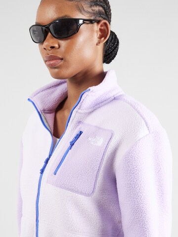 THE NORTH FACE - Casaco de velo funcional 'YUMIORI' em roxo