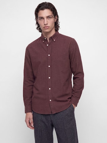 JACK & JONES Regular Fit Hemd in Rot: Vorderseite