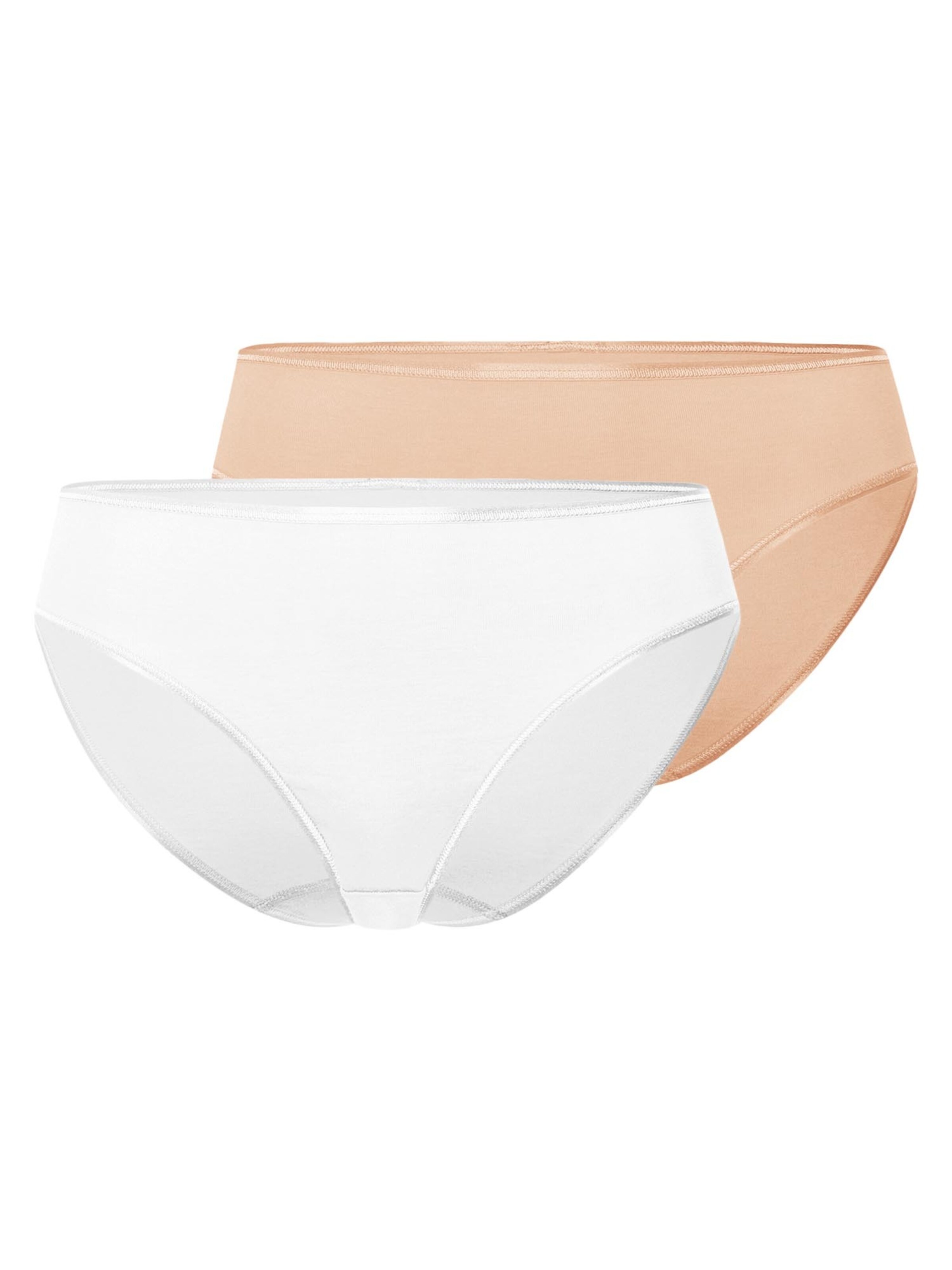 Hanro Slip 'Cotton Seamless' in Beige: voorkant