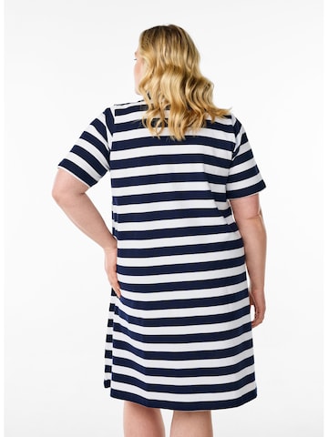 Zizzi Shirt dress 'Casila' in Blue