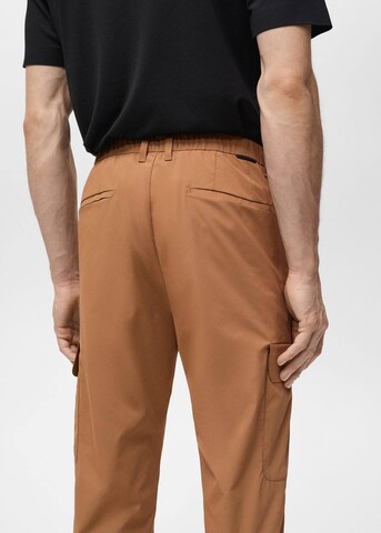 MANGO MAN Regular Hose 'Ozen' in Braun