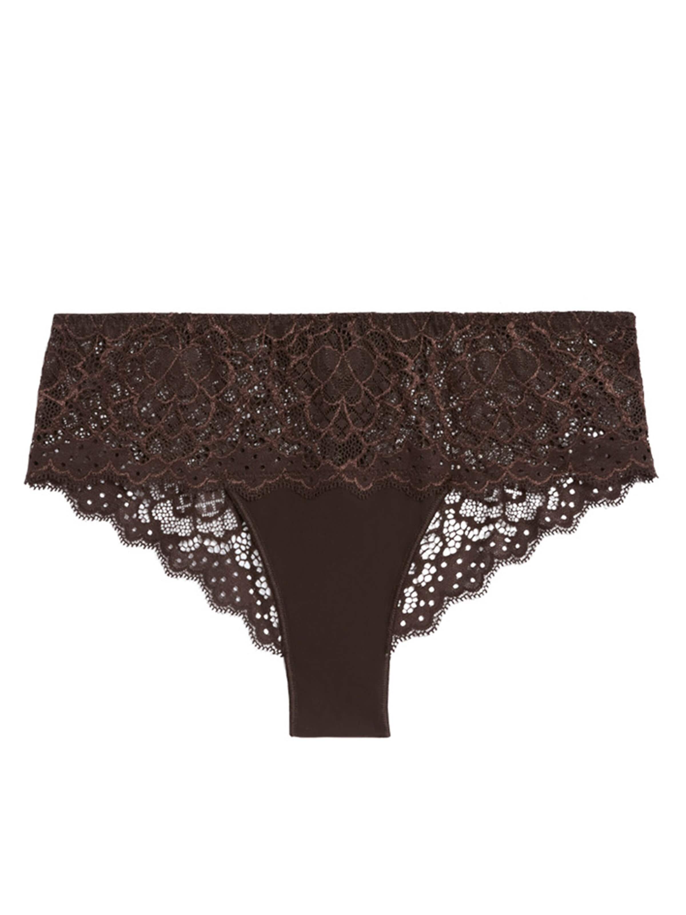 Simone Perele Panty 'Caresse'‌‌‌ in Braun: Vorderseite