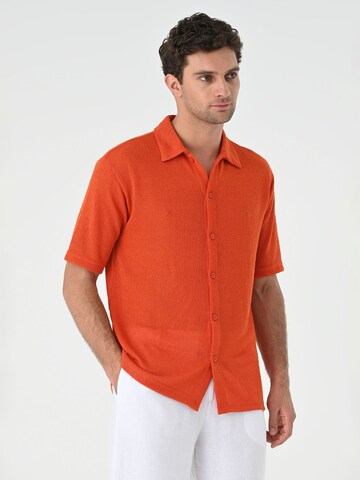 Fit confort Chemise Antioch en orange