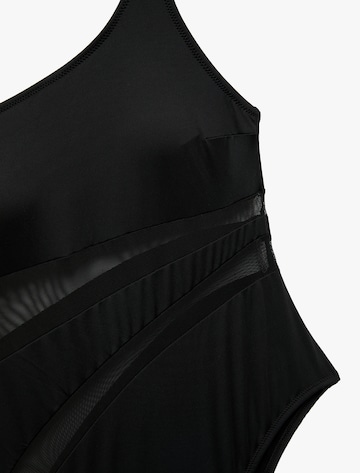 Koton Bralette Swimsuit in Black