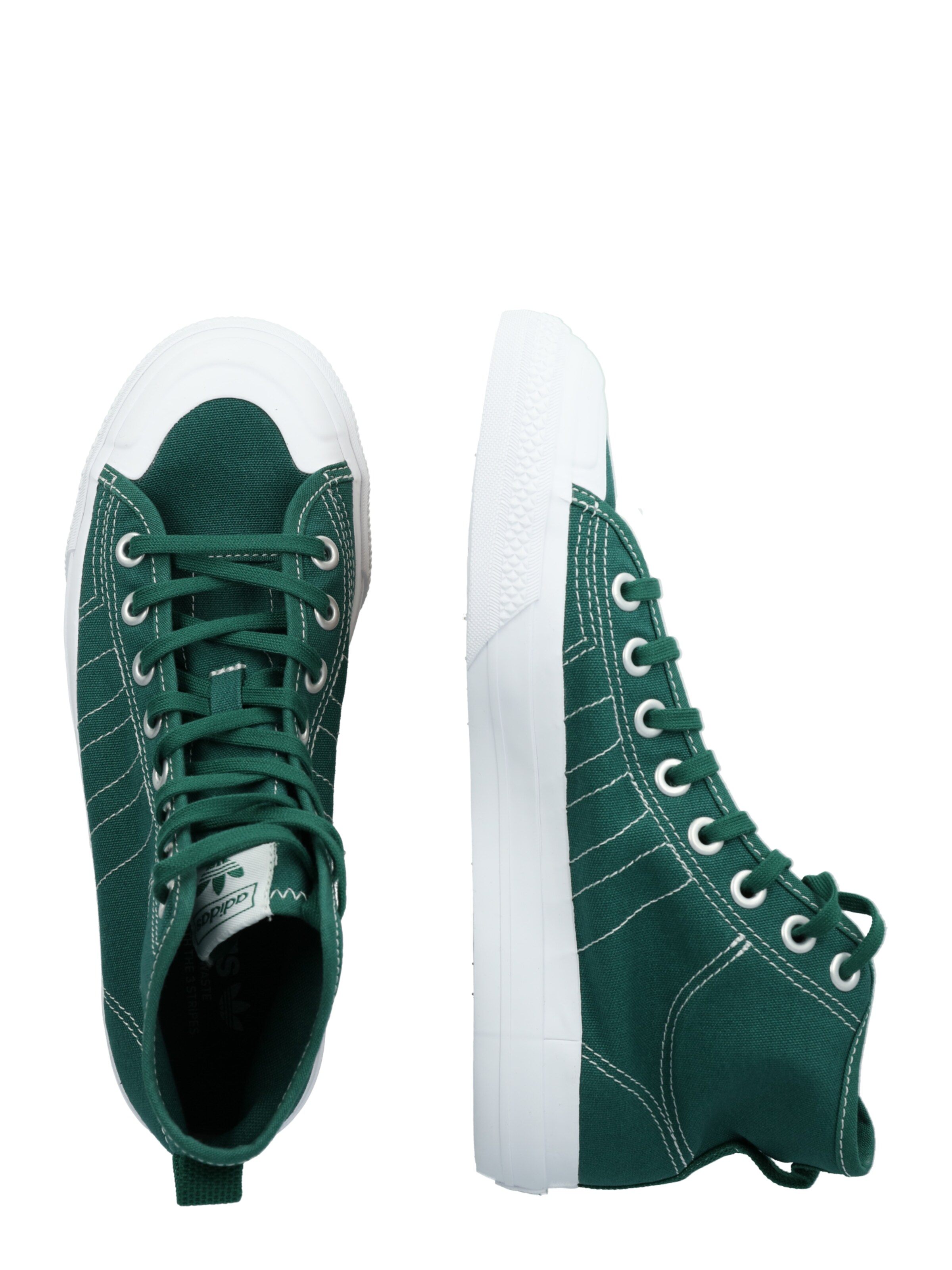 Sneaker înalt 'Nizza Hi Rf' de la ADIDAS ORIGINALS pe verde