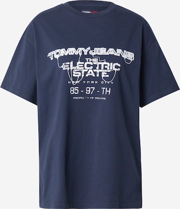 Maglietta di Tommy Jeans in blu: frontale