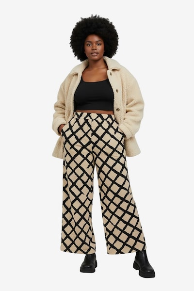 Shape Of You Hose in beige / schwarz, Produktansicht