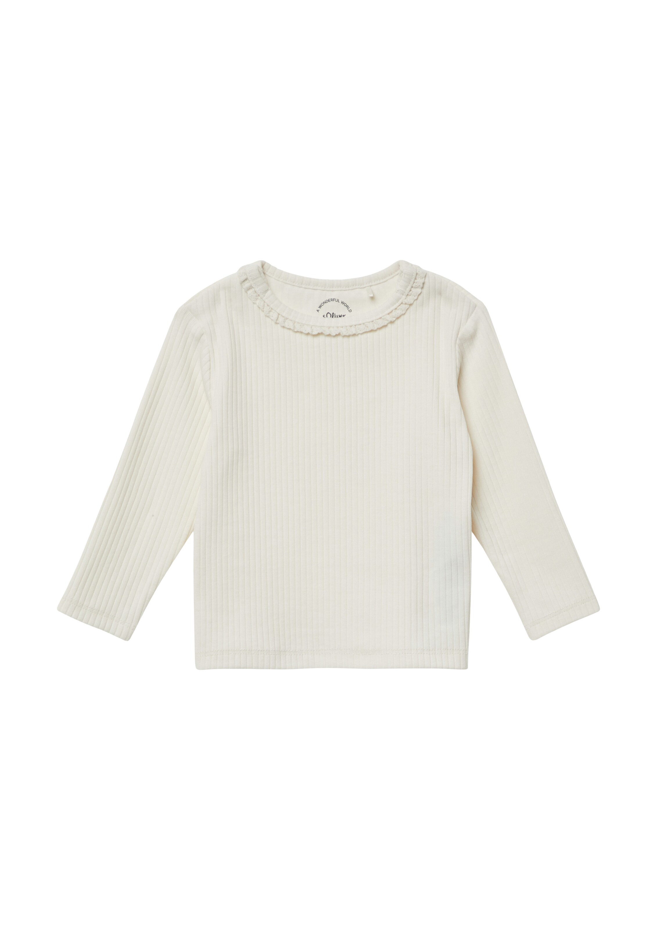 s.Oliver Shirt in Wit: voorkant