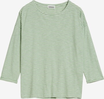 ARMEDANGELS Shirt 'Siana' in Groen: voorkant