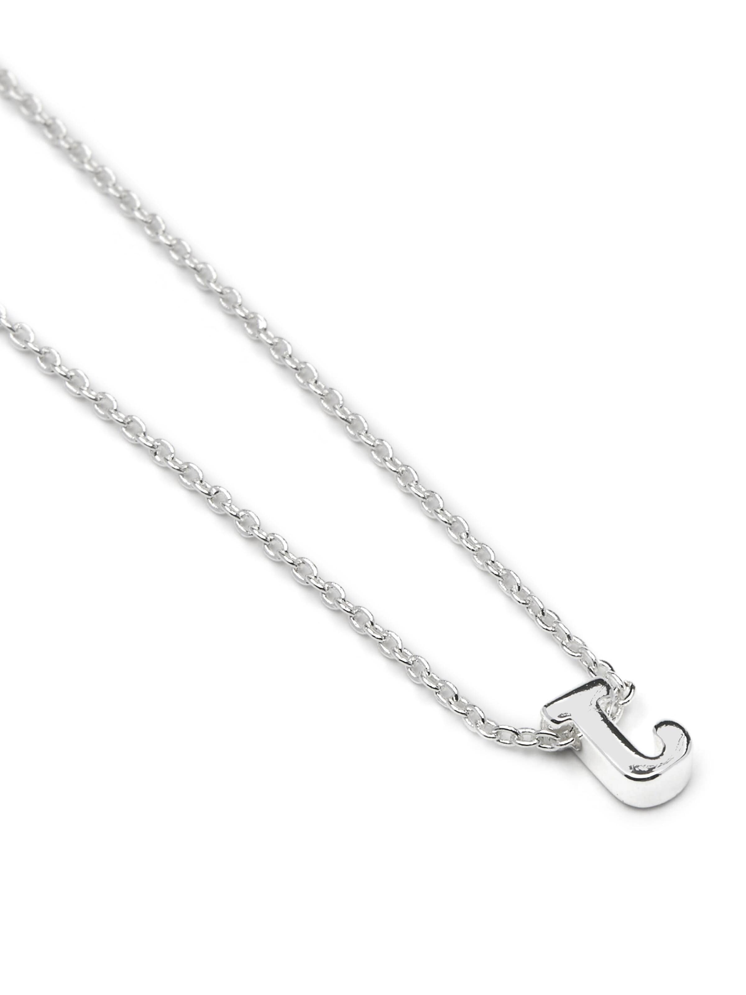 Luxenter Ketting 'J' in Zilver