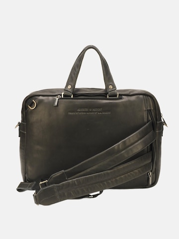 Arthur & Aston Aktentas 'Arthur & Aston Porte Document Homme Noir' in Zwart