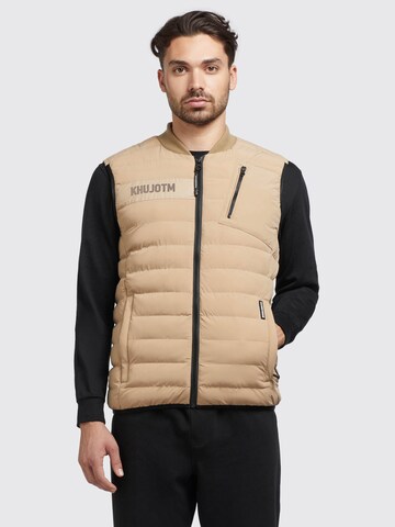khujo Bodywarmer 'Reman' in Beige: voorkant