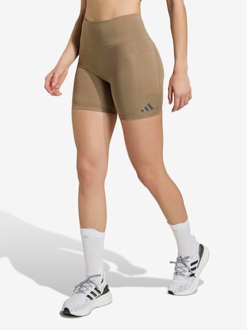 ADIDAS PERFORMANCE Skinny Urheiluhousut 'Adi365' värissä vihreä: etupuoli