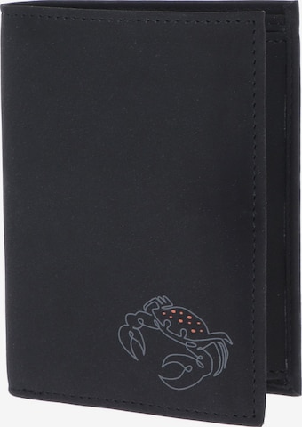 Porte-monnaies 'New Cryptan' OXMOX en noir : devant