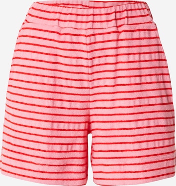 NÜMPHregular Hlače 'MOSHA' - roza boja: prednji dio