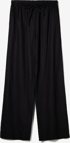 Pantalon Bershka en noir : devant