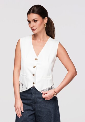 Ombre Bodywarmer in Wit